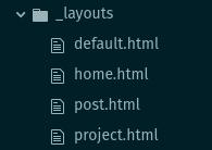 layouts file structure